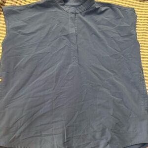 Figs Light Blue Technical Collection Top